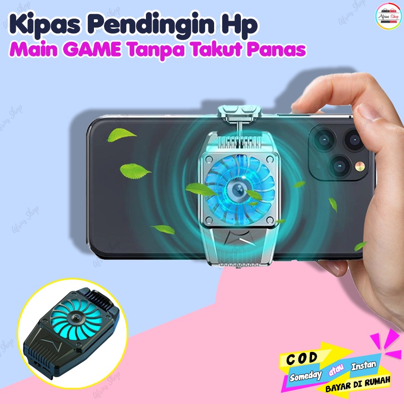 Smartphone Cooling Fan Kipas Pendingin HP 5000RPM Gamepad Cooler