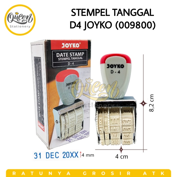 

1 PCS STEMPEL TANGGAL D4 JOYKO (009800) - STAMPLE DATE STAMP