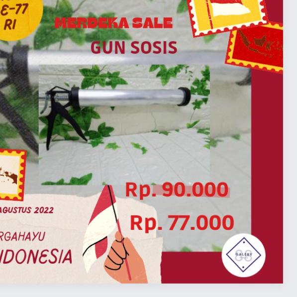 

Tembakan Silicone Sealant Sosis / Gun Sosis