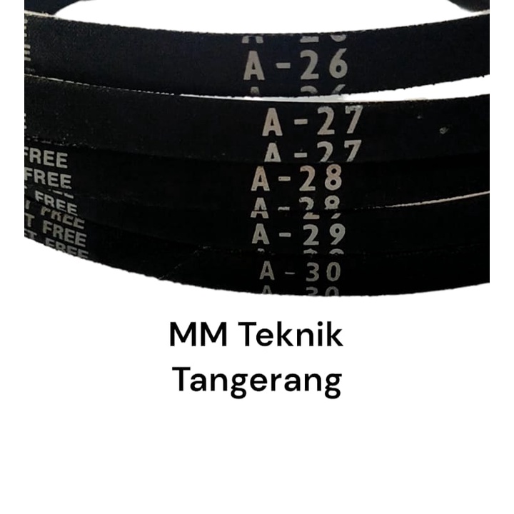 Vanbelt A26 A27 A28 A29 A30 Tali Ban Kipas Bando Mbi Mitsuboshi Vpower Van Fan Belt A 26 27 28 29 30 V V- Pan Panbelt Fanbelt A-26 A-27 A-28 A-29 A-30 Vb Vbelt V-belt