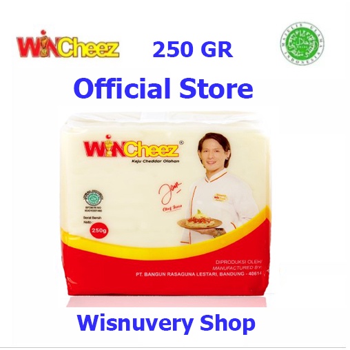 

Keju WinCheez Cheddar 250 Gram