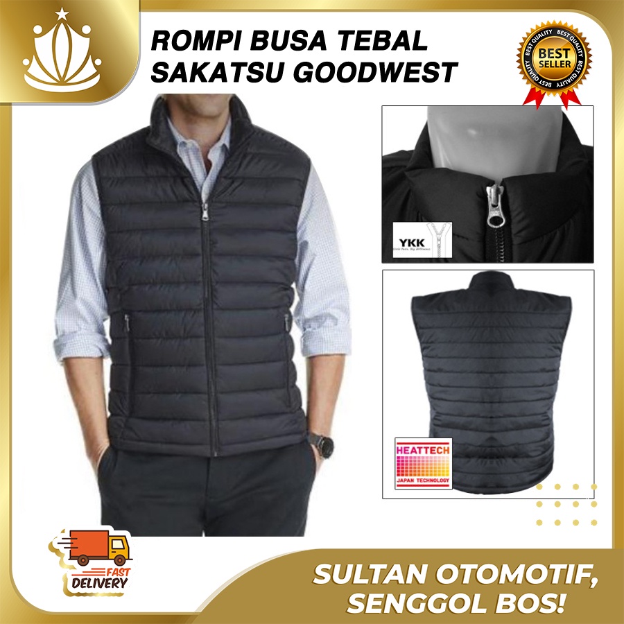 Rompi Motor Tebal Anti Angin Air Sakatsu Goodwest