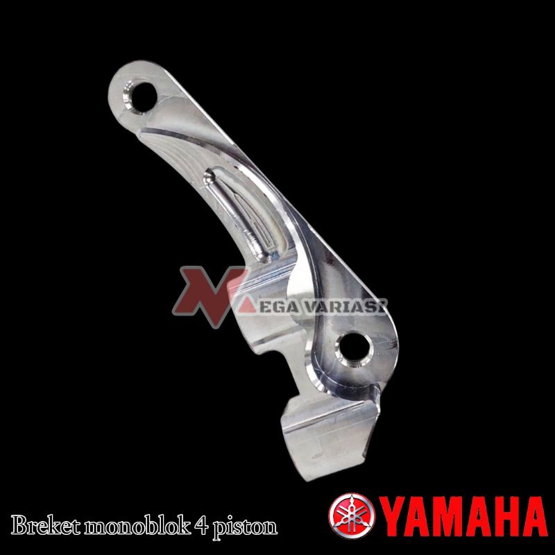 BREKET KALIPER MONOBLOK 4P PANGKON KALIPER MONO 4PISTON UNTUK PIRINGAN CAKRAM 220MM MOTOR MIO SOUL MIO J M3  DLL