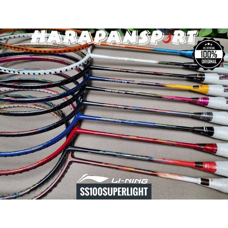 RAKET BADMINTON LINING SS100 SUPERLIGHT SS 100 NEW ORIGINAL 100%