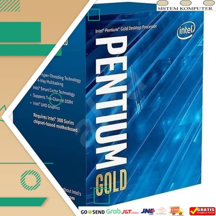 Processor Intel Pentium G6400 Lga1200 - Intel G6400 Pentium Gold #Original