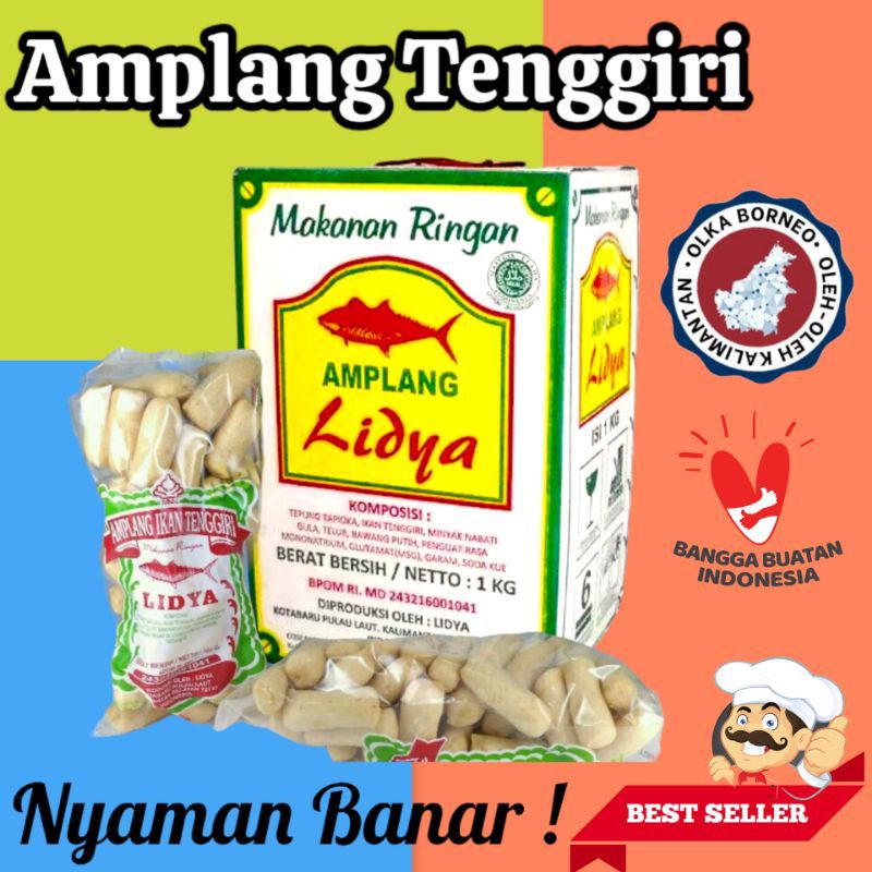 Amplang Lidya Ikan Tenggiri Dus