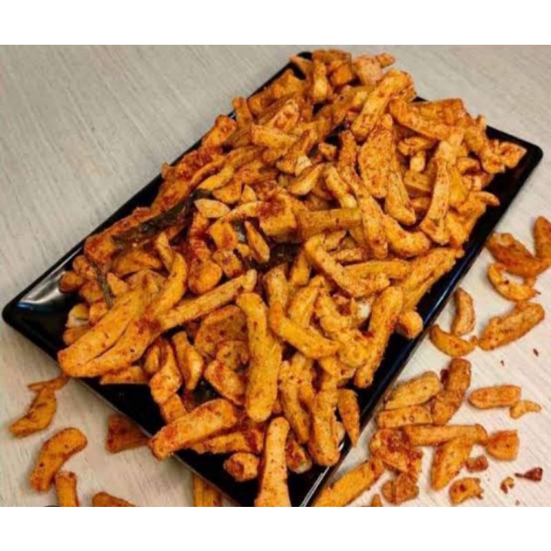 

basreng stik pedas daun jeruk 1 kg free dus+babble wrap
