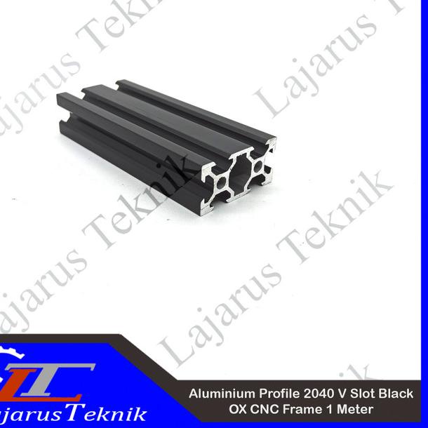 Aluminium Profile 2040 V Slot Black OX CNC Frame 1 Meter