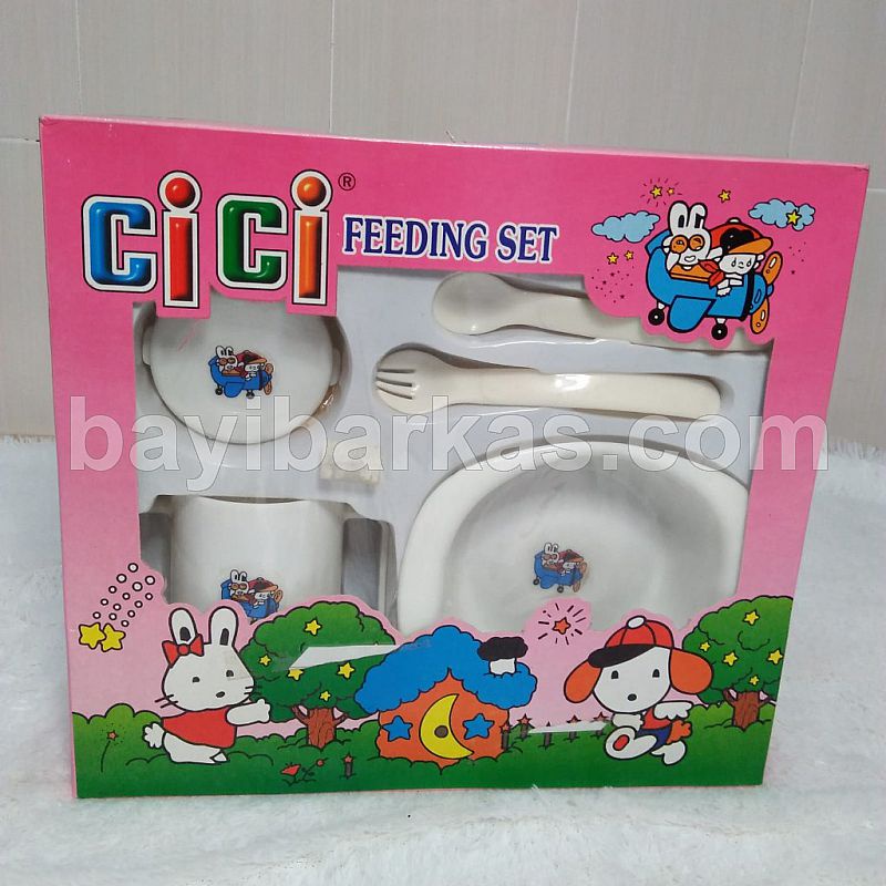CICI '911' Feeding Set / perlengkapan makan bayi (Kecil)