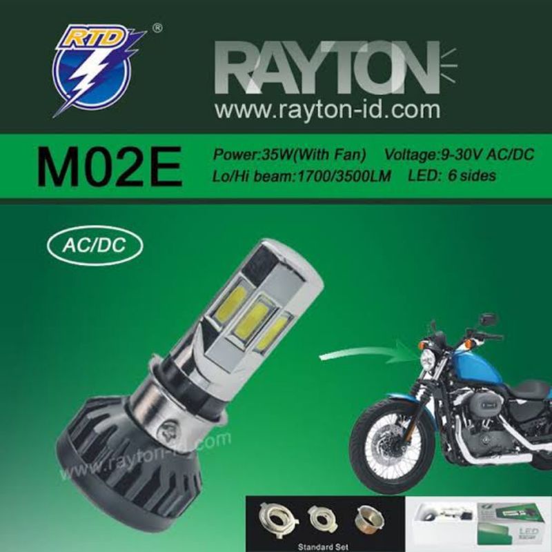 LAMPU RTD LED DEPAN RTD 6SISI KIPAS UNIVERSAL,LAMPU DEPAN UTAMA BUAT MOTOR