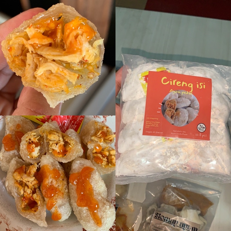 

CIRENG ISI AYAM SUWIR PEDAS 8 BIJI