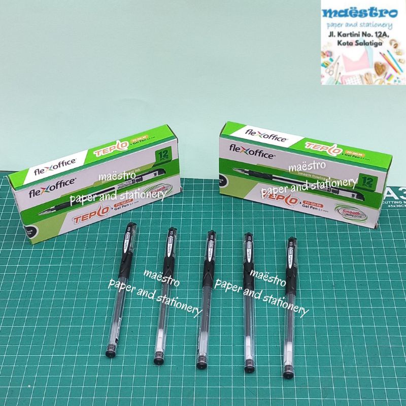 

FlexOffice Teplo Smooth Ink Pen 0.5 / Bolpen Teplo FlexOffice Murah Berkualitas