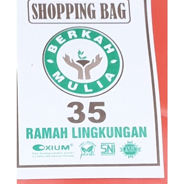 

KANTONG PLASTIK RAMAH LINGKUNGAN HD PLONG 35 X 50 100 LEMBAR - Biru