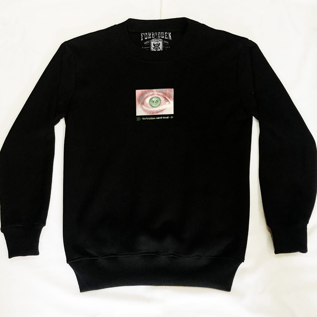 CREWNECK FORBIDDEN NEXT LEVEL THE EYE BLACK/CREWNECK MRJN/CREWNECK SCREAMOUSE/CREWNECK ROUGHNECK/CRE