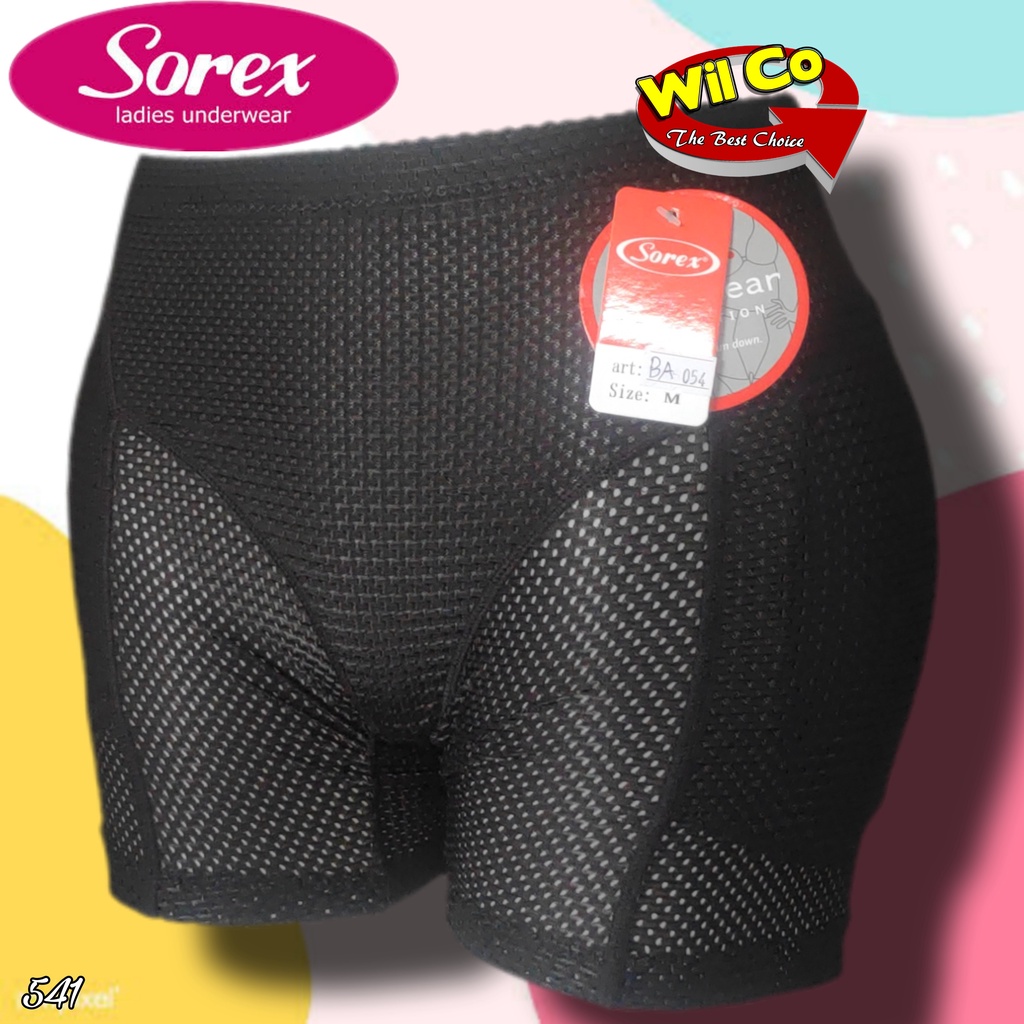 K541 - (naikkan 1 ukuran) CELANA BUSA WANITA SHAPEWARE PAKAIAN WANITA CD BUSA PEMBENTUK BOKONG SEXY SOREX SIZE M - XXL