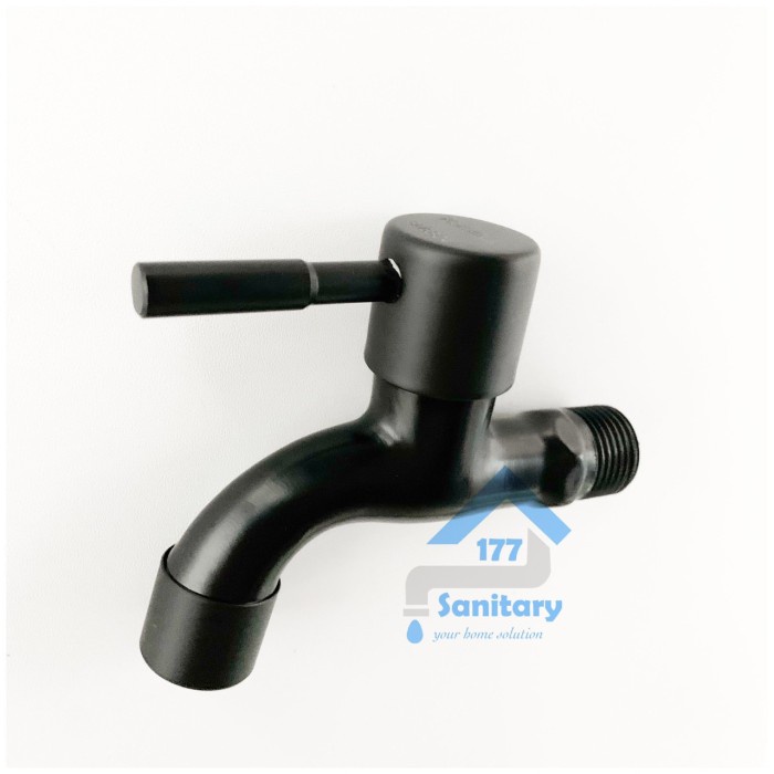 [READY] Kran Air Tembok Stainless 304 Minimalis Hitam 21Bl-Kran Stainles Fio / Perlengkapan Rumah Ta