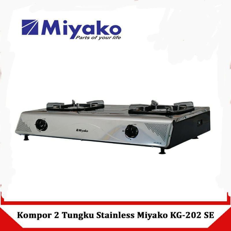 Kompor gas miyako 2 tungku KG 202CE || KG 202SE Garansi 1tahun