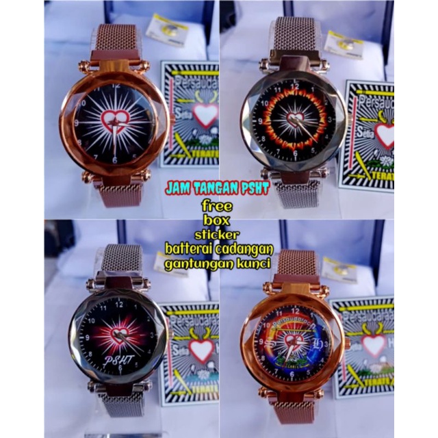 JAM TANGAN MAGNET SRIKANDI PSHT KEREN