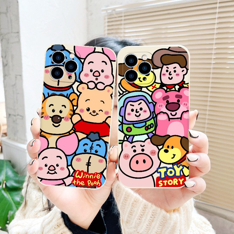 PRINTING LENS PROTECTOR POOH TOY STORY case iphone 6 6s 7 8 plus x xs xr max 11 12 13 pro 14