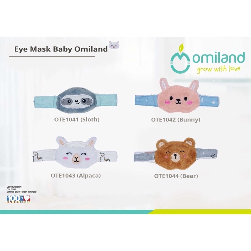 OMILAND EYE MASK BABY / KACAMATA BAYI JEMUR