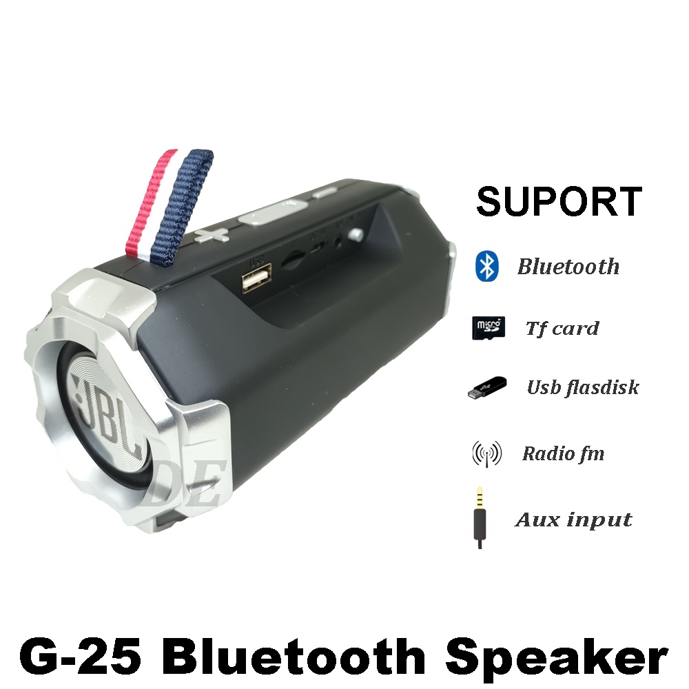 G - 25 Bluetooth Speaker Portable Bass BT V5.0 version