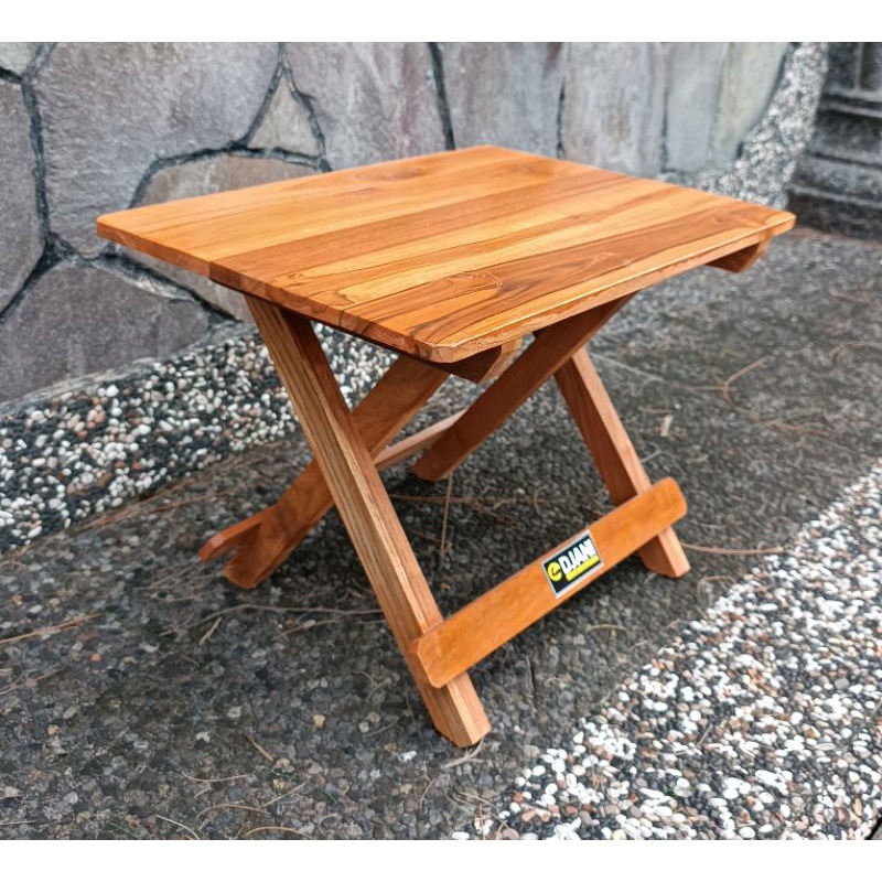 Dampar/ Meja Portable/ Meja Tpq/ Meja Ngaji/ Maja Lesehan Kayu Mahoni & Kayu Jati Kuat dan Kokoh