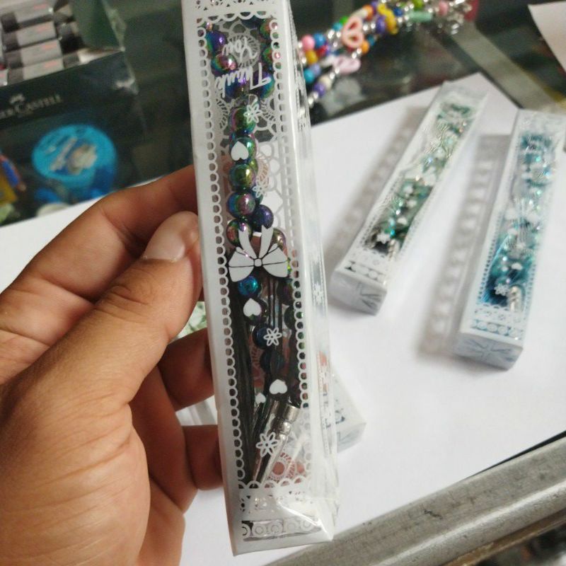 Tasbih Bulat 33 Kemas Mika Print Sablon A001 Souvenir Plastik Pernikahan