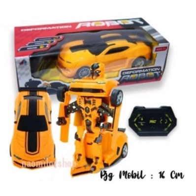 bumble bee Deformation Robot RC Mainan Mobil Berubah Jadi Robot - bumbleBEEdeform 0823B