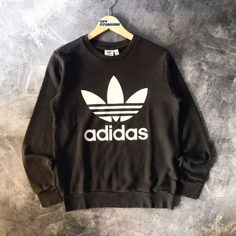 crewneck adidas trefoil second
