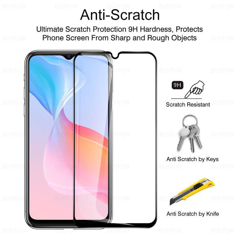 2pcs Pelindung Layar Tempered Glass Untuk Vivo Y21 Y20 Y20i Y20S Y30 Y31 Vi vo vo 6.51&amp;quot; Ic V2111