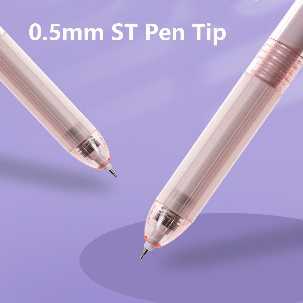 Nanas 6PCS /Set Press Pena Netral Musim Semi Panas Musim Gugur Musim Dingin 0.5mm Ball Point Pen Alat Tulis Alat Tulis Gel Pen