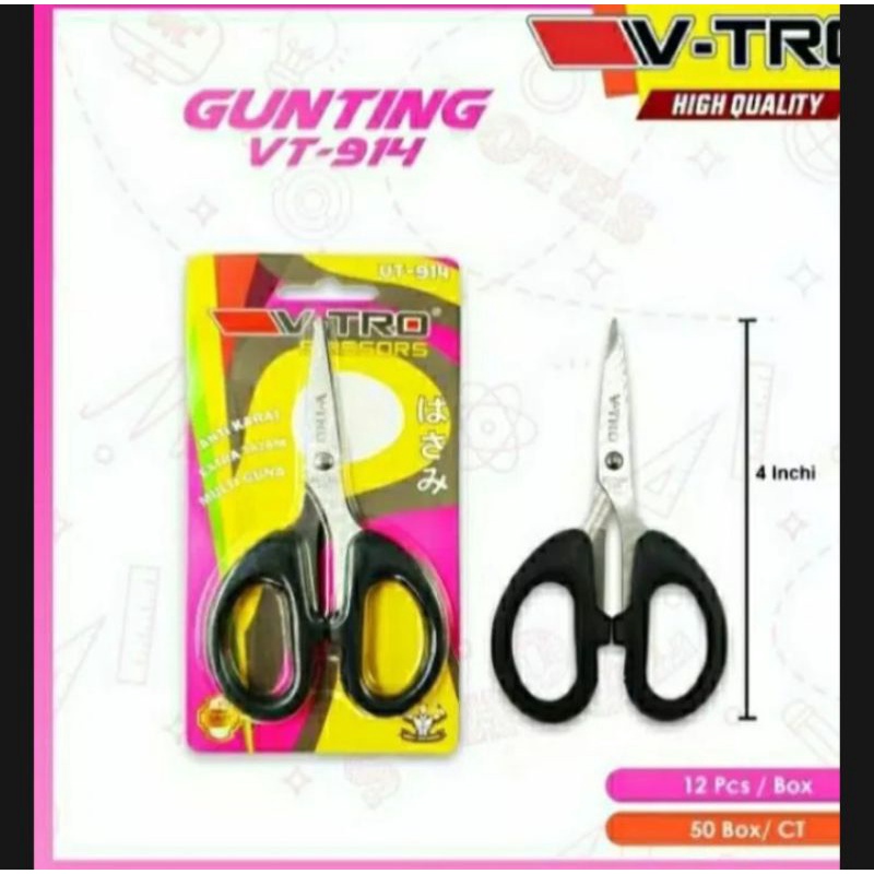 

Gunting Serbaguna Gagang 4" VT 914