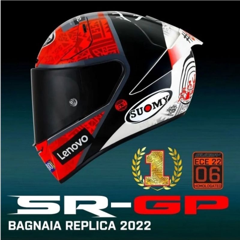 Jual HELM SUOMY SR-GP BAGNAIA 2022 | Shopee Indonesia