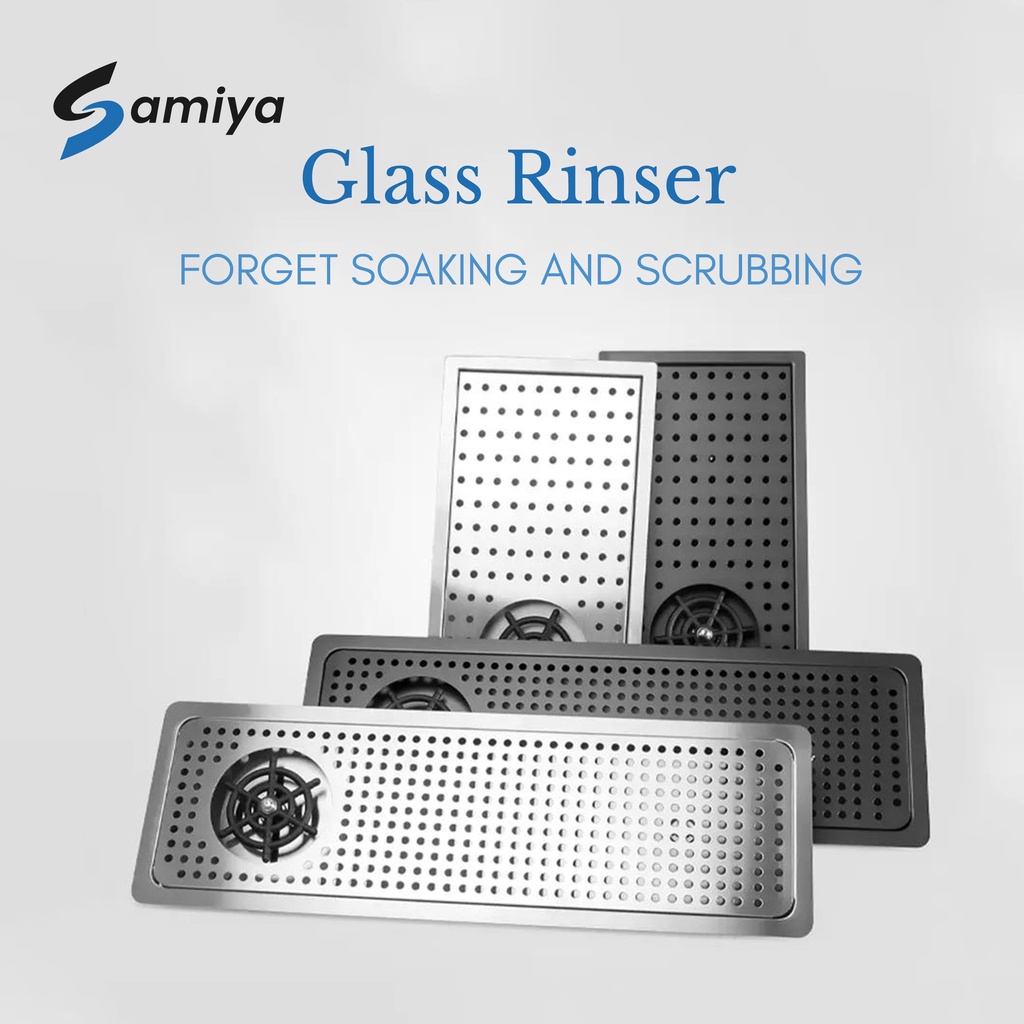 jug rinser pencuci gelas otomatis premium quality stainless 304 / sink washer automatic set cleaner glass coffee beer wine tea / pembersih cangkir gelas