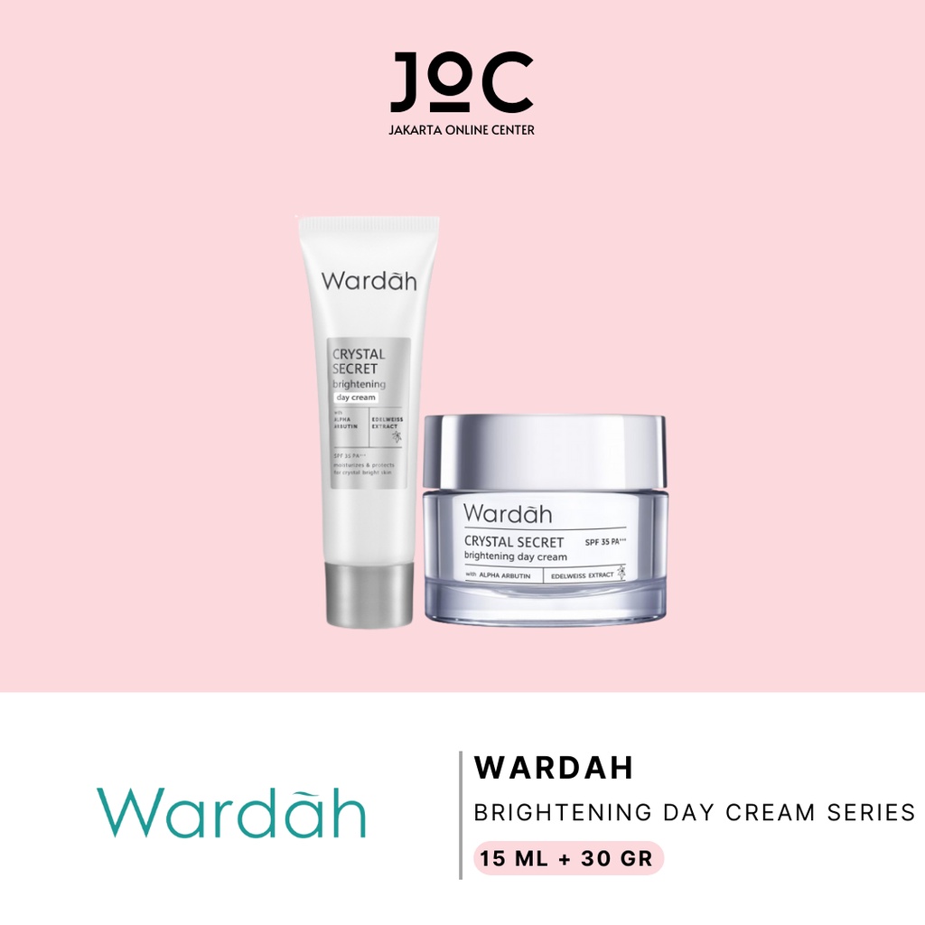 Wardah Crystal Secret Brightening Day Cream / Krim Pagi [ORIGINAL]