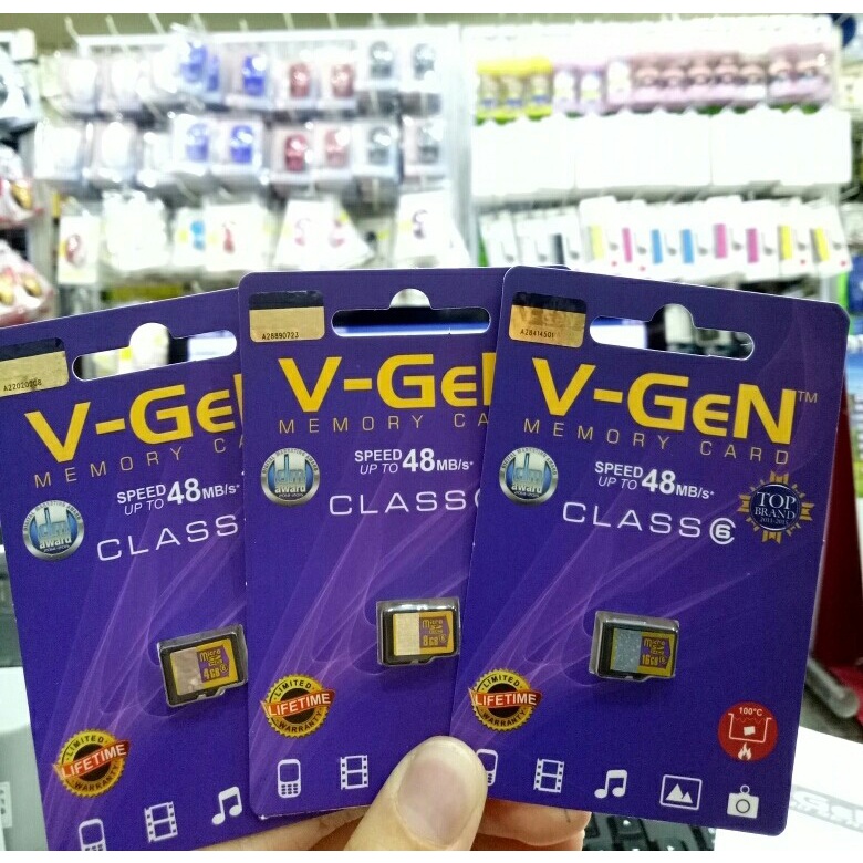 V-Gen Micro SD vgen 16GB Memory Card ORIGINAL