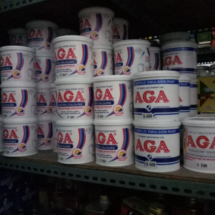 Cat dekorasi. Cat AGA. Cat acrylic. cat Poster. cat gabus. cat spanduk