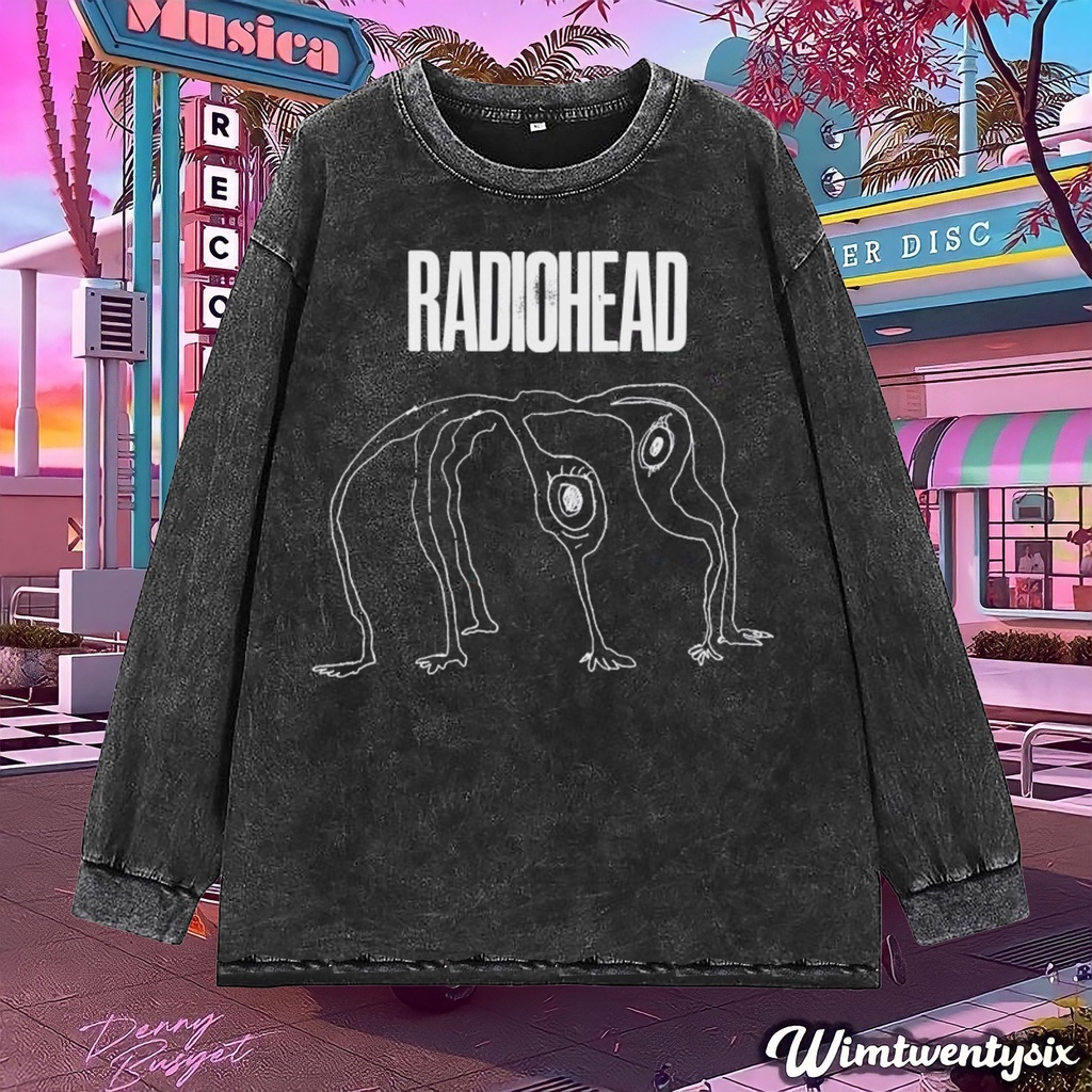 Wimtwentysix “Radiohead paranoid Android” Oversized T-Shirt | Longsleeve Tee | Kaos washing