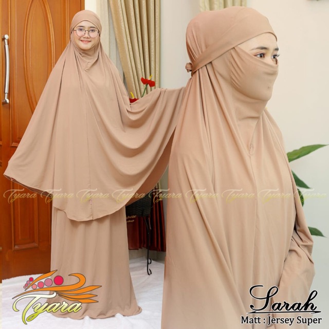 Mukena Sarah Nikab Cadar Ori Tyara Hijab