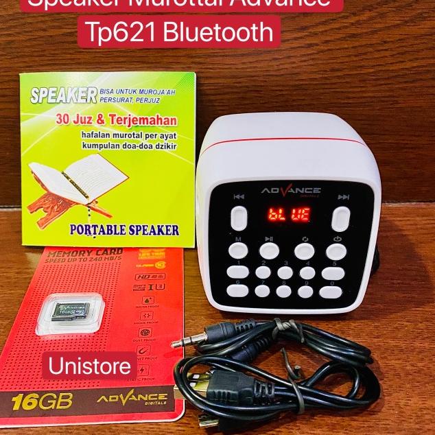Speaker murottal Al Quran Advance TP621 TP 621 Bluetooth