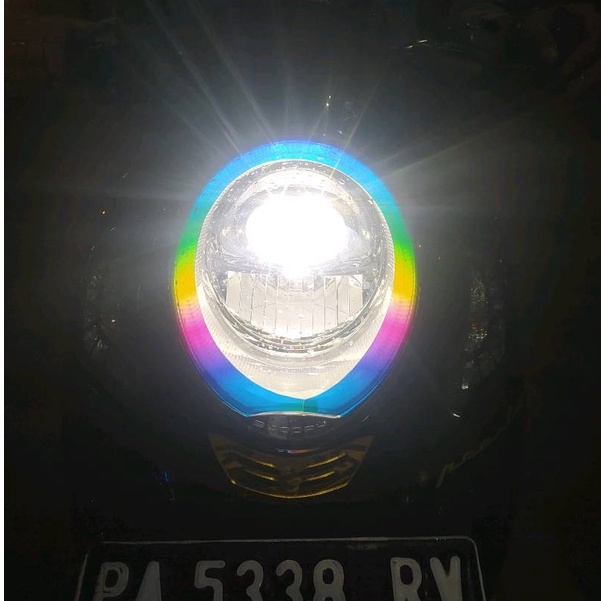 stiker variasi lampu alis nyala scoopy 2021,variasi lampu motor scoopy new