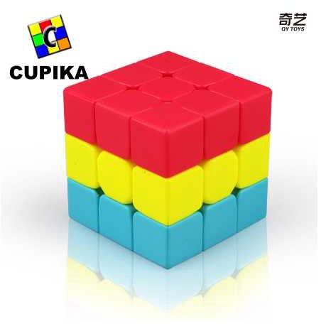 Rubik 3x3x3 3x3 Qiyi Sandwich Unik Stickerless Yongjun Viral Termurah