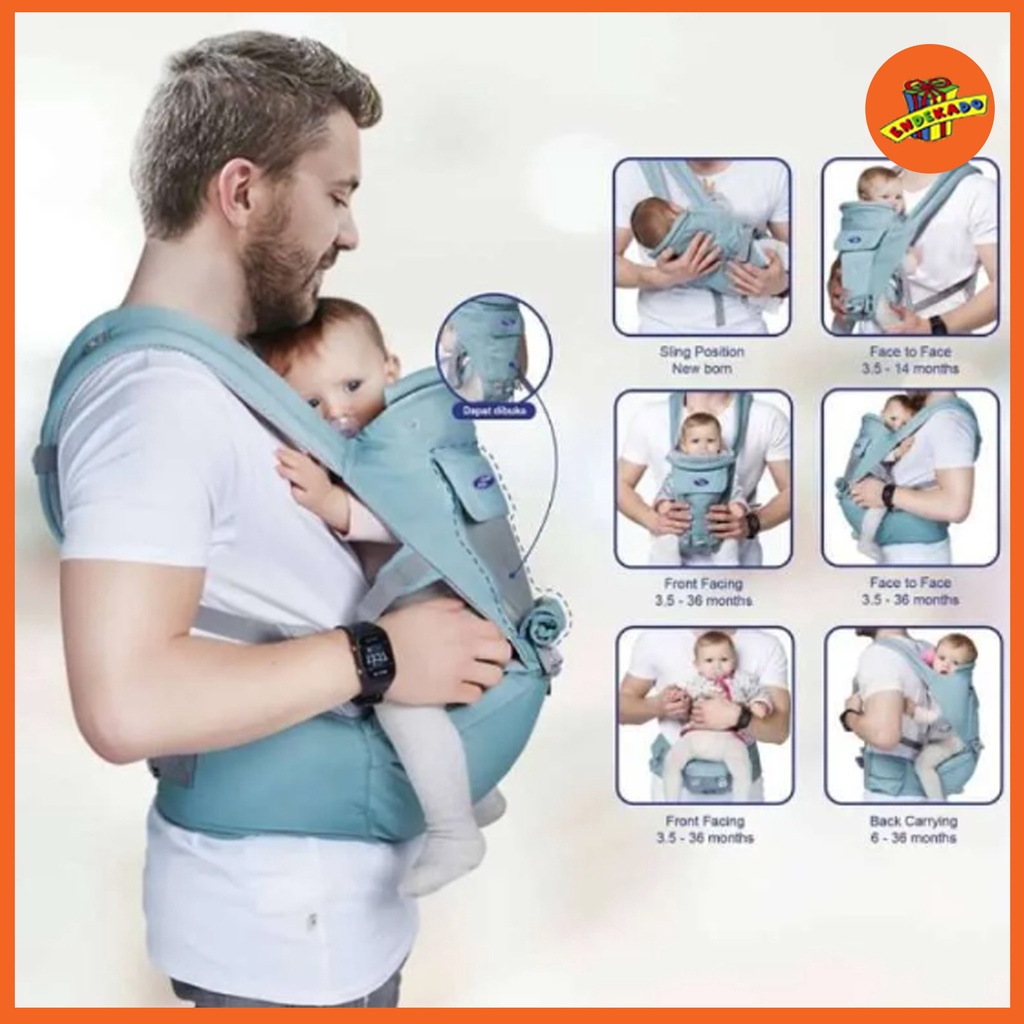 BABYSAFE Hipseat Carrier Newborn to Toddler - Gendongan Bayi BC06