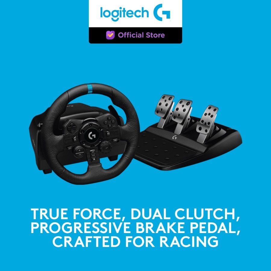 Logitech G923 True Force Steering Wheel and Pedals for PC / PS4 / PS5