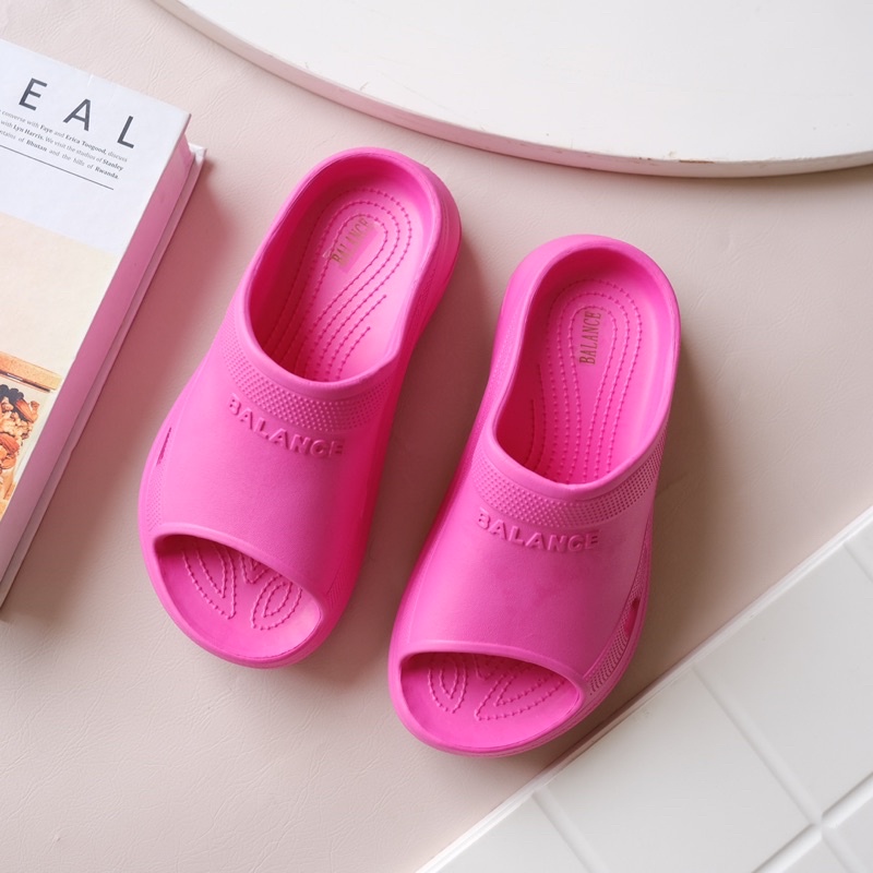 Plain Slip Jibbitz Sandal - Sandal Wanita Terbaru