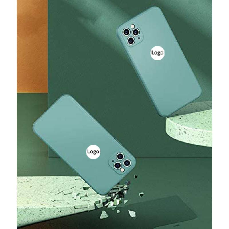 Soft Case Silikon Cair Anti Gores / Sidik Jari Shockproof Untuk iPhone 14 Pro Max Plus 14 / 13 / 12pro Max