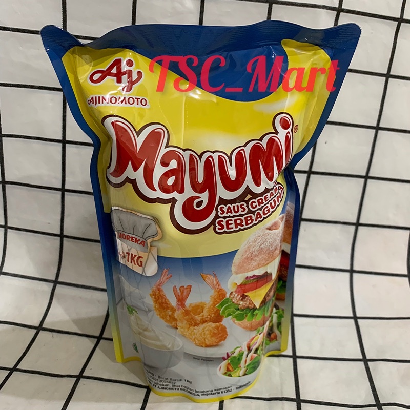 

MAYUMI MAYONAISE 1kg / Ajinomoto / MAYUMI / MAYONAISE / 1kg / Saus / Creamy / Sebaguna / Saos / Mayo / Serba / Guna / horeka