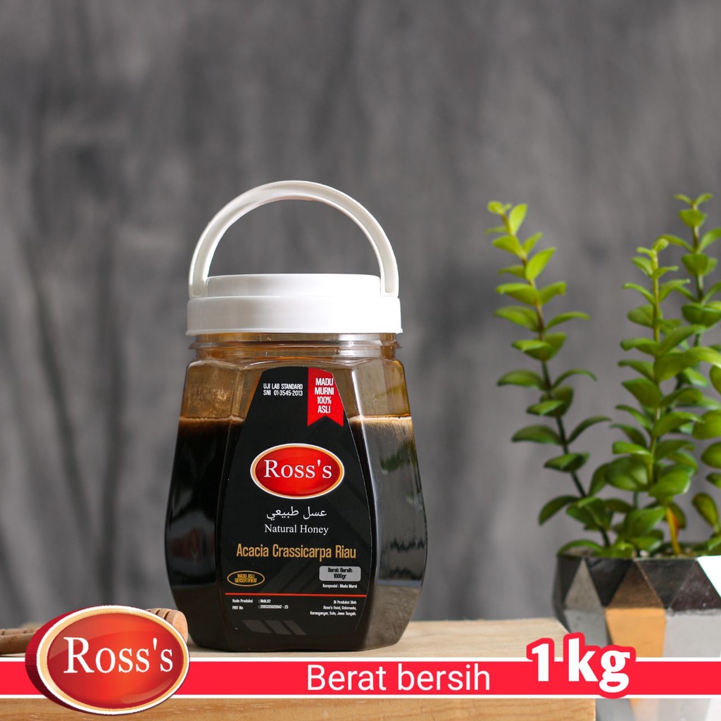 

Madu Ross's Murni Nektar Hutan Akasia Riau Natural Honey Kemasan 1 Kg