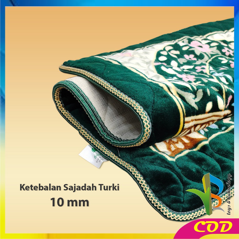 RB-C456 Sajadah Busa Turki Turkey Luxor Busa Embos Super Tebal / Sajadah Busa Anti Slip Jumbo Oleh Oleh Haji