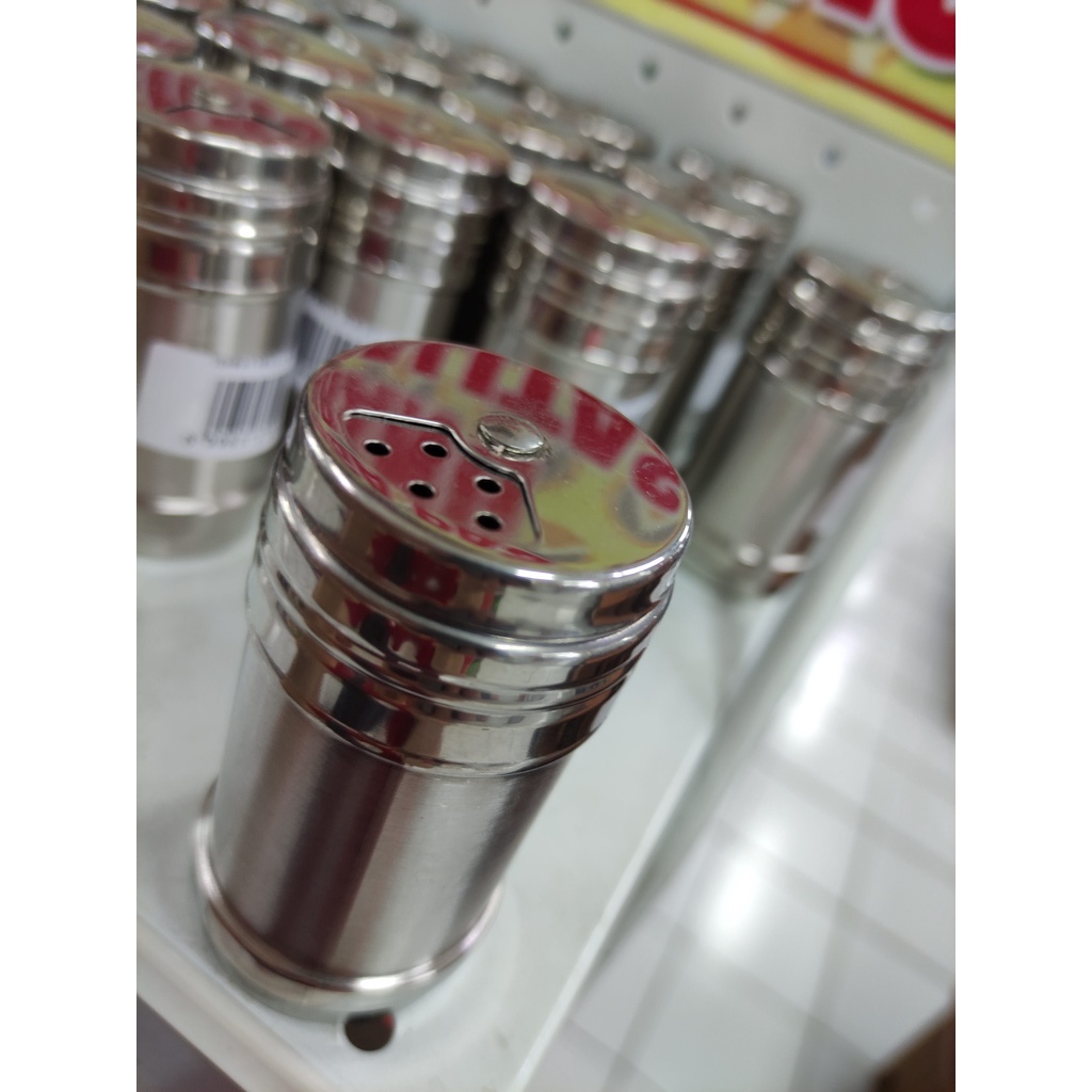 Tempat Bumbu Merica / Garam / Tusuk Gigi Stainless Tebal